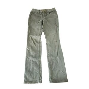 Liz Claiborne Jackie Denim Jeans Women's Size 4 Gray Wash Quatrefoil‎ Pockets